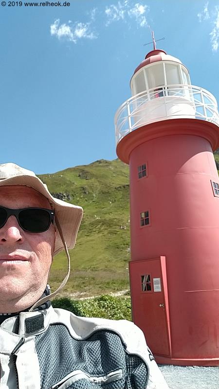 Höchstgelegener Leuchtturm der Welt auf dem Oberalppass (2046 m)
